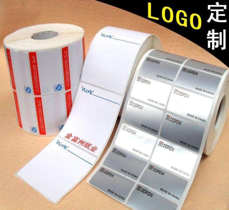 Custom Logo Printing Transparent Adhesive Label Sticker