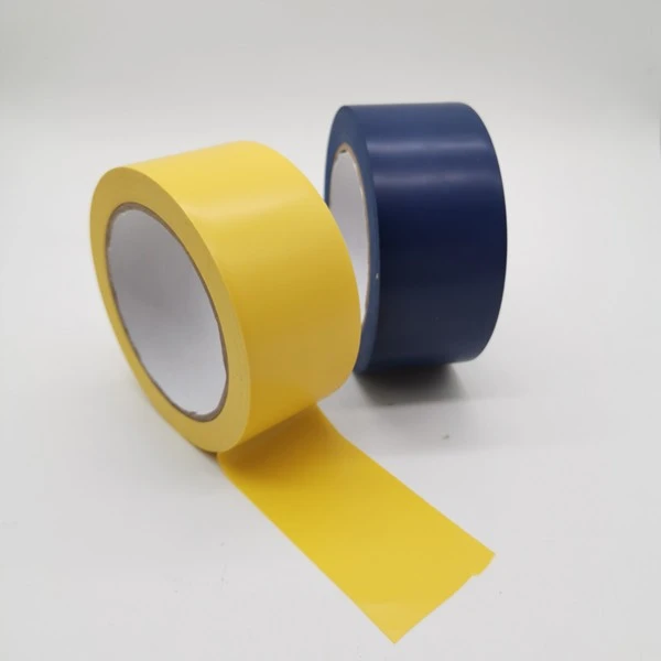 Factory Direct Supply Free Sample 50mm*33m Black & Yellow Striped Hazard Warning PVC Floor Marking Tape