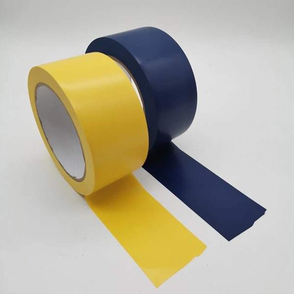 Factory Direct Supply Free Sample 50mm*33m Black & Yellow Striped Hazard Warning PVC Floor Marking Tape