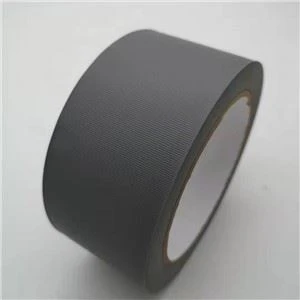 Embossed Perak Kelabu PVC Mudah Saluran Saluran Pita 48mm * 20m